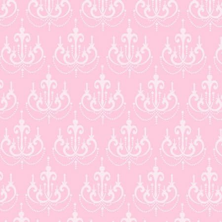 3dRose 8 Inch Pink Chic Chandeliers Ceramic Tile