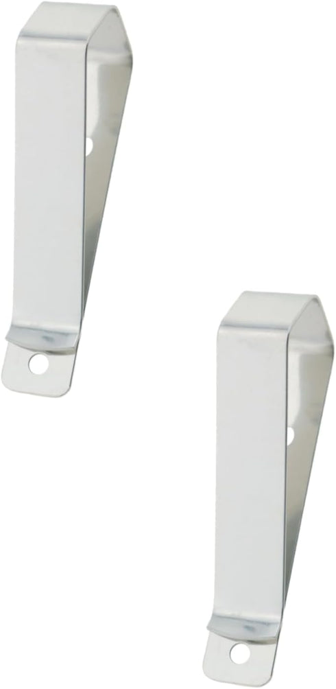 DGHAOP 8PCS 53x11.5mm Stainless Steel Garage Door Opener Clips Car Sun Visor Clamp Building Materials Remote Control