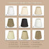 CS-901-6WH 4 6 5.5, Royal Designs, Inc. Hardback Empire Chandelier Shade, x x White