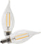 Feit Electric 18508 - BPCFC100950CAFIL/2 Decorative Chandelier Antique Filament LED Light Bulb