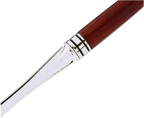 Chris.W Wood Handle Letter Opener, Envelope Slitter Tea Knife, Stainless Steel Blade, 6.2"
