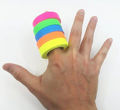 Gaffer Power Spike Tape, USA Made Gaffers Tape, 5 Bright Neon Colors, No Residue, Weather Resistant