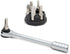 Prestacycle Prestaratchet Micro, Heavy-Duty Mini Ratchet & 1/4 Bits for Bike Repair, 40Nm Small Ratchet & Tool Stand