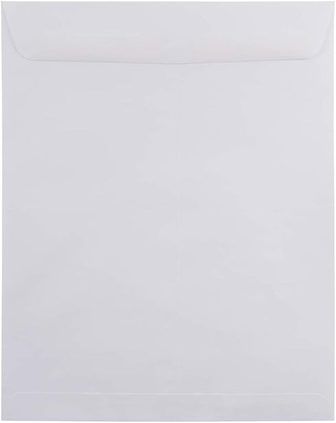JAM PAPER 11 1/2 x 14 1/2 Open End Commercial Envelopes, White, 50/Pack