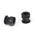 Zeberoxyz 10pcs GT2 Pulley Wheel Set, 20 Teeth 8mm Bore Black Aluminum Timing Belt Idler for 3D Printer