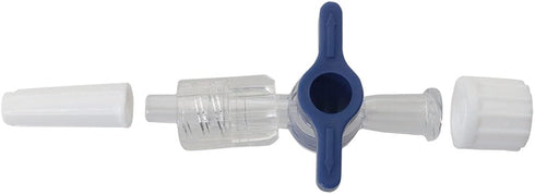 ToToT 5PCS Disposable Medical Valve 2-Way Stopcocks with Luer Connections for DIY Research Projects