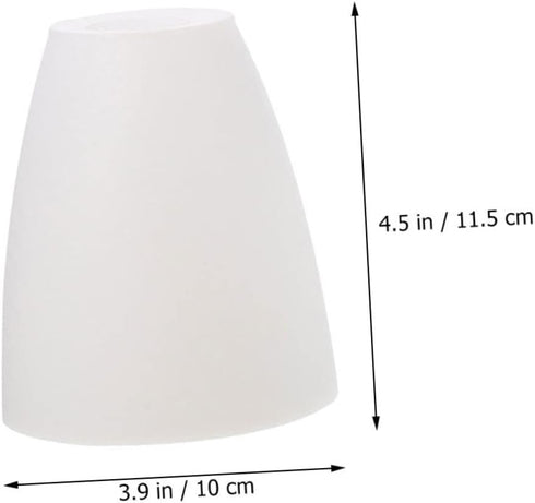 4.52X3.93X3.93In Plastic Lampshade Replacement Lightweight Lamp Shade Cover for Table Floor Pendant Lights Home