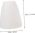 4.52X3.93X3.93In Plastic Lampshade Replacement Lightweight Lamp Shade Cover for Table Floor Pendant Lights Home