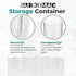 4.25 6.5 Inch, 1 Count SurgiMac Sundry Jar with Lid, x Clear Plastic Storage Container, Compact & Durable, for Cotton