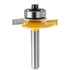 Mesee 1/4 Inch Shank Biscuit Joiner Router Bit T Slot Router Bit