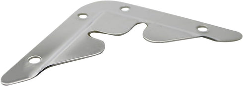 JCBIZ 4PC Wall Mounted Concealed Hooks with Triangular Plugs Mirror Mounting Plates Picture Frame Clips Picture Frame