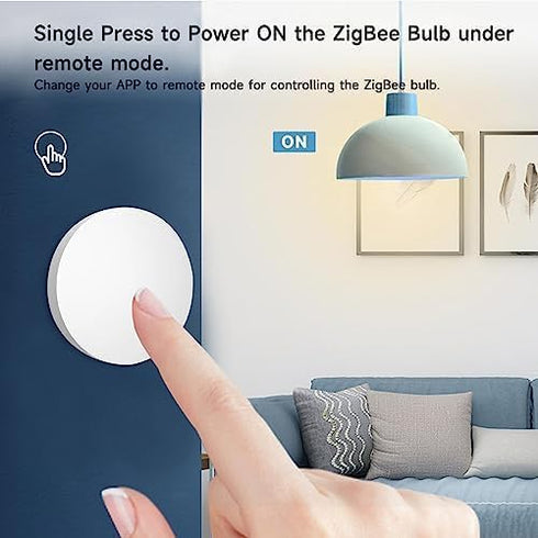 ZigBee3.0 Smart Remote Button Tuya Scene Remote, Smart Switch ZigBee Remote for Tuya Smart Life APP