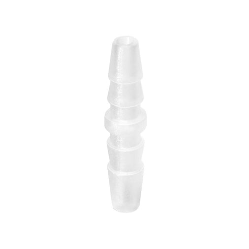 Quickun Plastic Hose Barb Fitting, 1/4" x 1/4" Barbed Splicer Mender Joint Adapter, Pack of 5