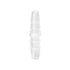 Quickun Plastic Hose Barb Fitting, 1/4" x 1/4" Barbed Splicer Mender Joint Adapter, Pack of 5