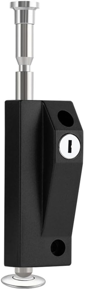 PINGPINGXIE Patio Door Lock for Enhanced Home SecurityPatio Doors Black Auxiliary Security Lock, Sliding Patio Door Two