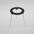 Lab Bunsen Burner Tripod Stand with Mesh Screen, 6 Inch and Removable Legs for Heating Soldering