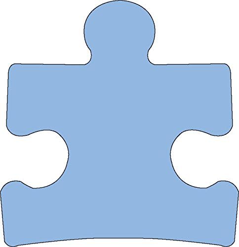 50 Sheets Puzzle Piece Sticky Notepad 3in Blue Color Awareness Cute Self