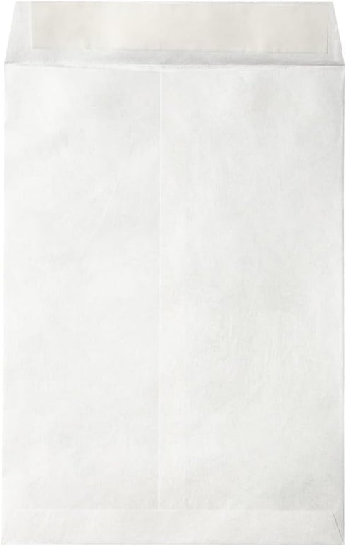LUXPaper Open End Envelopes, Peel & Press, 7 1/2" x 10 1/2", Tyvek, 50 Qty