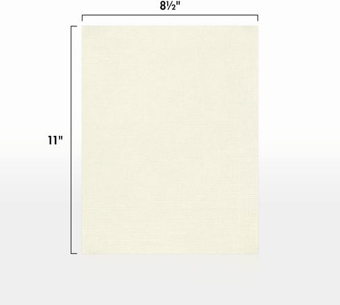 LUXPaper 8.5" x 11" Paper, Natural Linen, 250 Qty