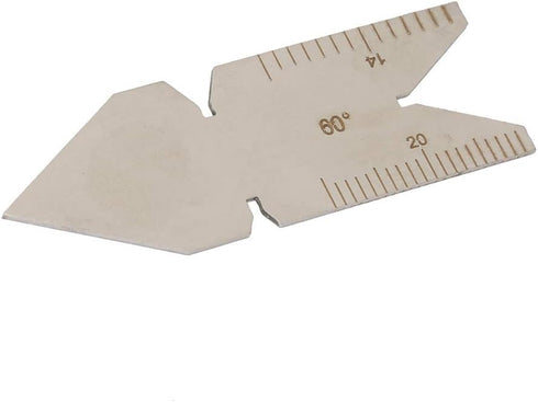 Thread Gauge - Stainless Steel Center Gauge 60 Degree Screw Thread Lathe Cutting Woodworking Tools