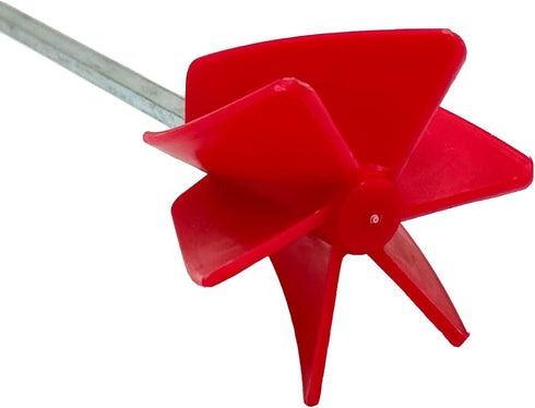 Edward Tools Paint Mixer Drill Attachment - Helix Mixer for 1 Gallon of Paint Epoxy, Resin, Silicone - Consistent Even Flow Stirrer Paddle - Works with all 3/8 and larger drills (2)