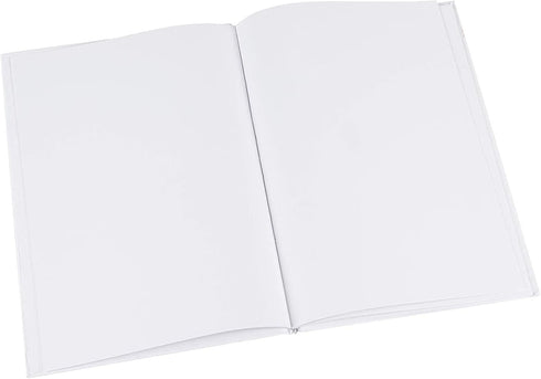 Paper Junkie 3 Pack Hardcover Books for Kids, Unlined Sketchbook Journal, 18 Sheets / 36 Pages (7 x 10 In)
