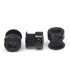 Zeberoxyz 10pcs GT2 Pulley Wheel Set, 20 Teeth 8mm Bore Black Aluminum Timing Belt Idler for 3D Printer