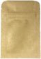 NATX 100Pcs Kraft Paper Bags Flat Bags Aluminum Foil Small Size Heal Seal