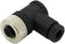 M12 5 Pin Female Connector, 12mm A Code Industrial Circular Connector, IP67 Right Angle Type Adapter