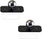 Generic 2PC Magnetic 360Rotation Base Ball for LED Wall Mounted Lights (2, Black)