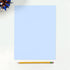LUXPaper 8.5" x 11" Paper, Letter Size, Baby Blue, 80lb. Text, 50 Qty