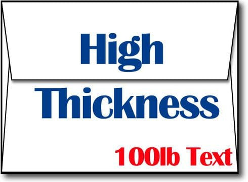 Heavy Duty Thick White A4 Envelopes for 4x6 Cards & Photos - Sturdy, Durable, Heavyweight Envelopes for Invitations & Greeting Cards - 50 Envelopes by Desktop Publishing Supplies