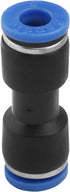 Baomain 10pcs Pneumatic Union Fittings PU-6 6mm Push In Quick Touch to Connect Tube by Baomain