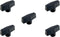 POWERTEC 3/8"-16 T Knobs 5 Pack - Clamping Knobs with Steel Insert for T Track Bolts, Thumb Screw Knobs for Woodworking