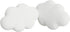 yyangz Cloud Pushpin 30PCS White Decorative Cloud Push Pins for Wall Hanging, Memo DIY Craft Gift Bags, Home Decor