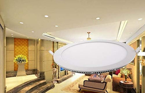 3W 4W 6W 9W 12W 15W 18W 24W 3W) BSOD LED Panel Light Flat Lamp Round Ultra-Thin Recessed Ceiling Light Downlight