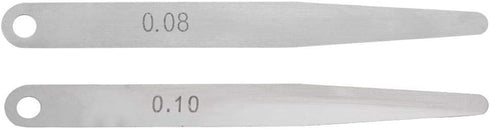 5pcs Feeler Gauge Metric Thickness Gage Measurement Tool, 0.1mm Thickness Filler (0.1mm)