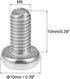 uxcell M5x10mm Machine Screws, Phillips Cross Pan Head Screw, 304 Stainless Steel Fasteners, 20Pcs
