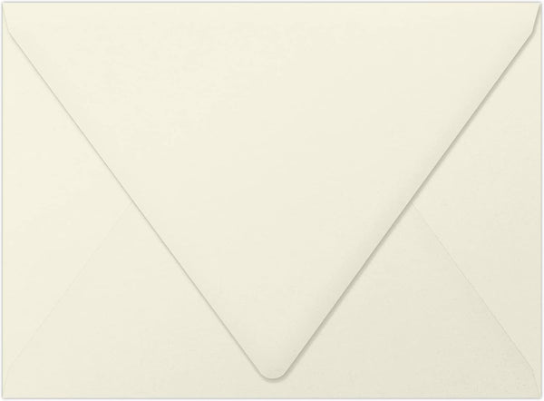 LUXPaper A7 Contour Flap Invitation Envelopes, 5 1/4" x 7 1/4", Natural, 70lb Text, 50 Qty