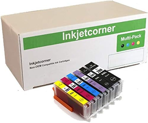 Inkjetcorner Compatible Ink Cartridge Replacement for PGI-280XXL CLI-281XXL, 6-Pack for TS8320 TS9120