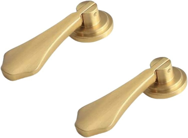 SANCHAKOU Zinc Alloy Cabinet Pulls 2Pcs Brass Chinese Pendant Gold Furniture Knob Bedside