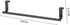KBWPCQMPKW 1/2 Rack(36cm PCS Stainless Steel Towel Bar Cabinet Door Towel Hanging Bar Stainless Steel Bathroom Kitchen
