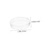 Healeved 10pcs Petri Dishes with Lid, Culture Plate for Blood Samples, Agar Plates, Plastic Disposable