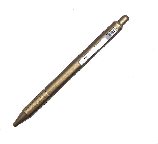 Everyman Military Grafton Pen - Premium Gel Ink EDC Metal Pen, Luxury Writing Instrument with Refills, Perfect Gift for