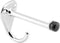 Sentry Supply Hook and Bumper, 3-1/8 In. Projection, Chrome Finish, Cast Zamak Construction (Single Pack)