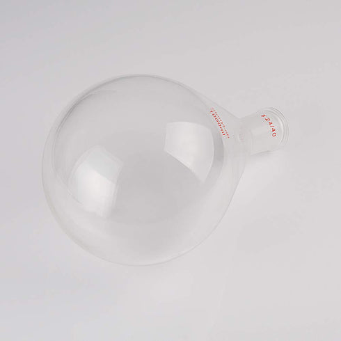 Stonylab Borosilicate Single Neck Glass Heavy Wall Recovery Flask Rotary Evaporator Flask, 1L with 24/40 Outer Joint