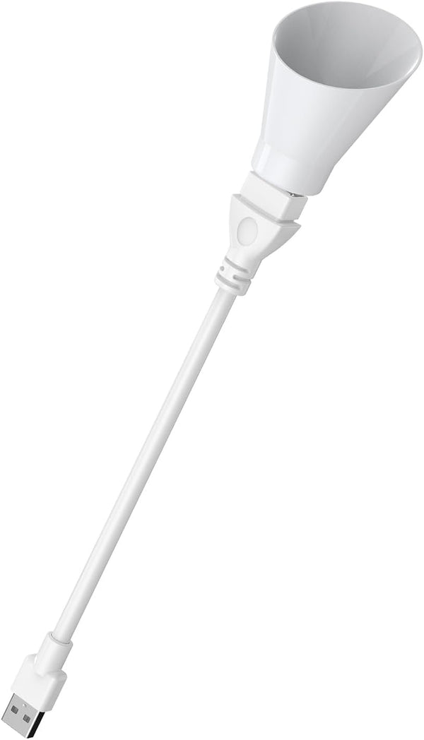 JINPIAOPIAO Flexible Goosenecks USB LED Desk Lamp with Adjustable Warm White Lights for