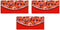 Set of 3 Money Envelopes | Shagun Lifafa Indian Handmade Fabric | 4"x 8" | Red | Wedding Gifts