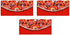 Set of 3 Money Envelopes | Shagun Lifafa Indian Handmade Fabric | 4"x 8" | Red | Wedding Gifts