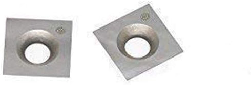 OSCARBIDE 10.5mm Square Carbide Inserts, 10.5x10.5x2.0mm, 35° Cutting Angle, Replacement Cutters for Spiral/Helical